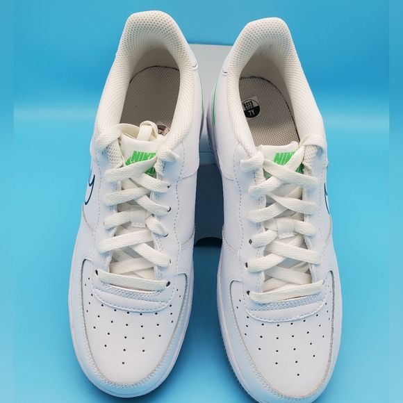 Nike Air Force One Low GS 7 youth Big Kids Multi Swoosh - Picture 2 of 8